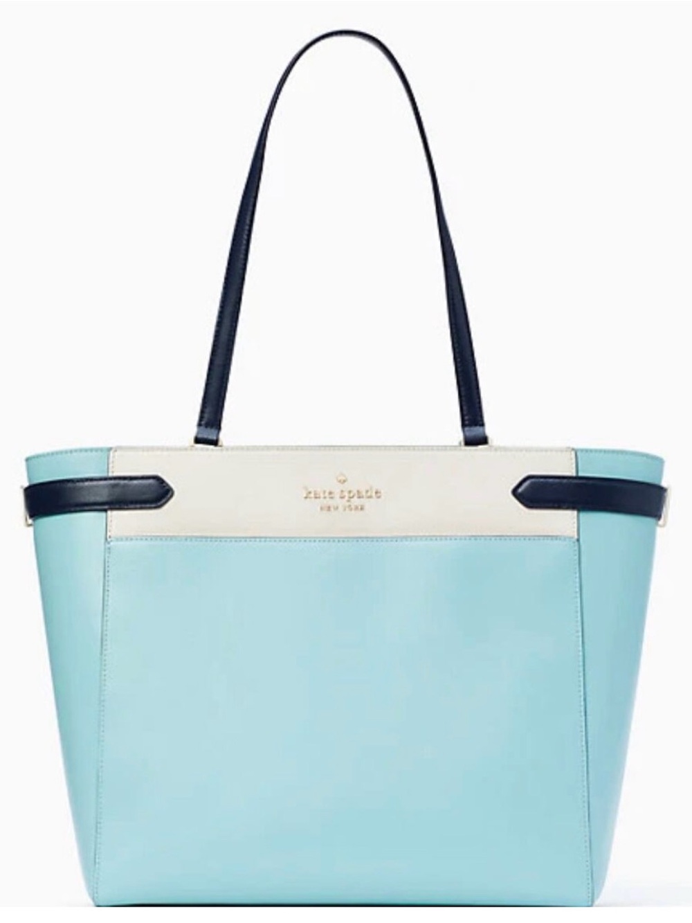 Kate Spade ♠️ New York Staci Laptop Bag in Colorblock Poolside